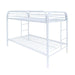 Thomas White Bunk Bed (Twin/Twin) - Imperial Furniture (Las Vegas, NV) - Multi Location
