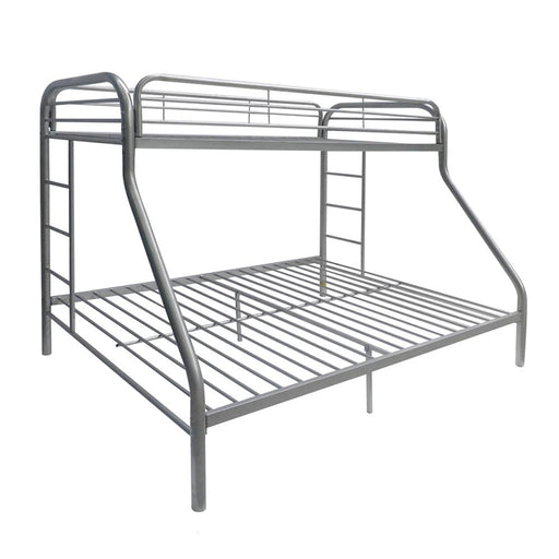 Tritan Silver Bunk Bed (Twin XL/Queen) - Imperial Furniture (Las Vegas, NV) - Multi Location