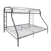 Tritan Silver Bunk Bed (Twin XL/Queen) - Imperial Furniture (Las Vegas, NV) - Multi Location