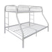Tritan White Bunk Bed (Twin XL/Queen) - Imperial Furniture (Las Vegas, NV) - Multi Location