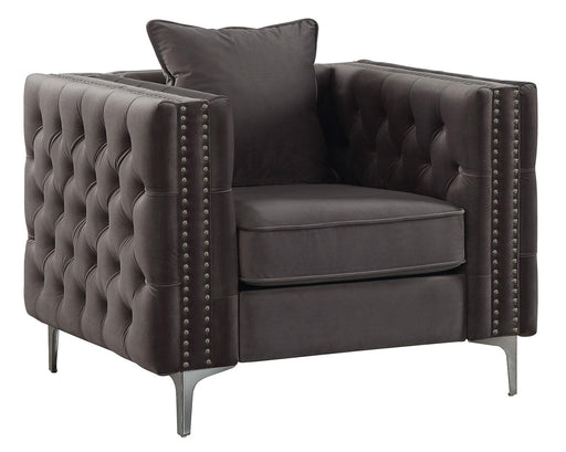 Acme Furniture Gillian II Chair in Dark Gray 53389 - Imperial Furniture (Las Vegas, NV) - Multi Location