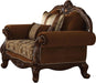 Acme Furniture Jardena Chair with 2 Pillows in Cherry Oak 50657 - Imperial Furniture (Las Vegas, NV) - Multi Location