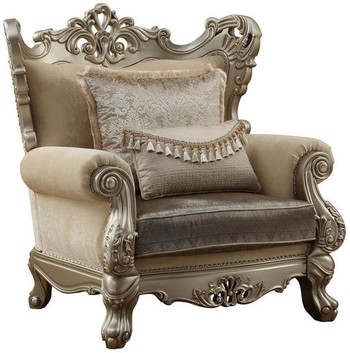 Acme Furniture Ranita Chair in Champagne 51042 - Imperial Furniture (Las Vegas, NV) - Multi Location