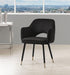 Applewood Black Velvet & Gold Accent Chair - Imperial Furniture (Las Vegas, NV) - Multi Location