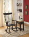 Arlo Black Rocking Chair - Imperial Furniture (Las Vegas, NV) - Multi Location