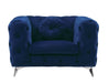 Atronia Blue Fabric Chair - Imperial Furniture (Las Vegas, NV) - Multi Location