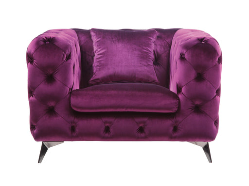 Atronia Purple Fabric Chair - Imperial Furniture (Las Vegas, NV) - Multi Location
