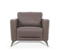 Malaga Taupe Leather Chair - Imperial Furniture (Las Vegas, NV) - Multi Location