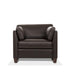 Matias Chocolate Leather Chair - Imperial Furniture (Las Vegas, NV) - Multi Location