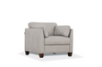 Matias Dusty White Leather Chair - Imperial Furniture (Las Vegas, NV) - Multi Location