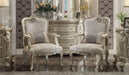 Picardy Fabric & Antique Pearl Chair & 1 Pillow - Imperial Furniture (Las Vegas, NV) - Multi Location