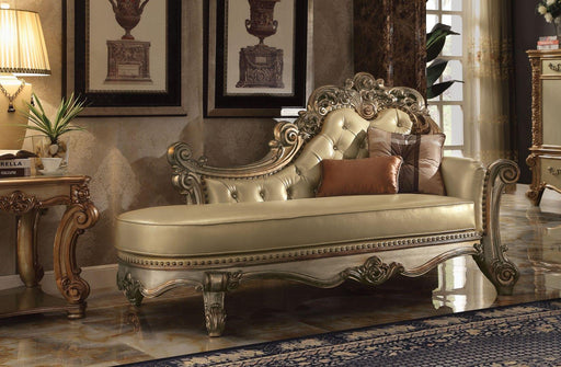 Acme Vendome Chaise in Gold Patina 96485 - Imperial Furniture (Las Vegas, NV) - Multi Location