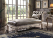 Dresden Vintage Bone White & PU Chaise w/1 Pillow - Imperial Furniture (Las Vegas, NV) - Multi Location