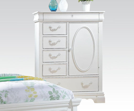ACME Estrella Youth Chest in White 30246 - Imperial Furniture (Las Vegas, NV) - Multi Location