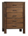 Acme Merrilee 5-Drawer Chest in Oak 21686 - Imperial Furniture (Las Vegas, NV) - Multi Location