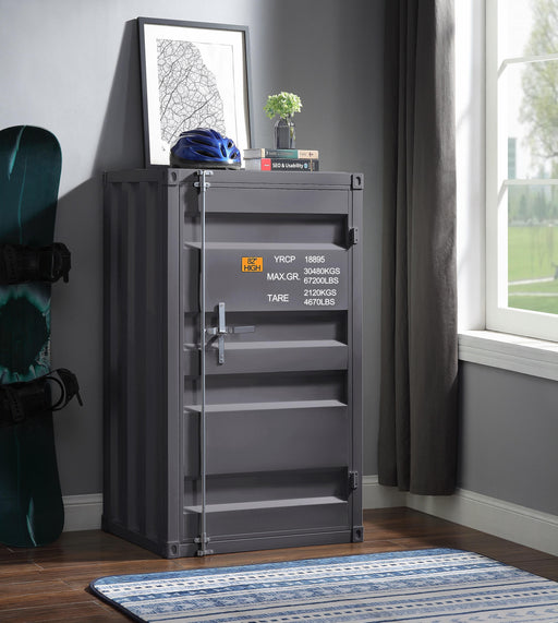 Cargo Gunmetal Chest (Single Door) - Imperial Furniture (Las Vegas, NV) - Multi Location