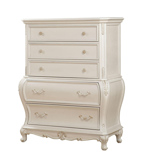 Chantelle Pearl White Chest - Imperial Furniture (Las Vegas, NV) - Multi Location
