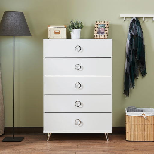 Elms White Chest - Imperial Furniture (Las Vegas, NV) - Multi Location