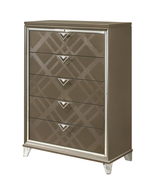 Skylar Dark Champagne Chest - Imperial Furniture (Las Vegas, NV) - Multi Location