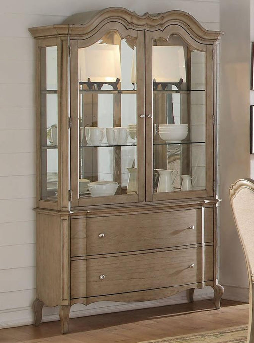 Acme Chelmsford Hutch and Buffet in Antique Taupe 66054 - Imperial Furniture (Las Vegas, NV) - Multi Location