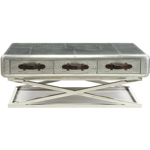 Acme Furniture Brancaster Coffee Table in Aluminum 83555 - Imperial Furniture (Las Vegas, NV) - Multi Location