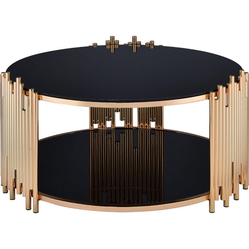 Acme Furniture Tanquin Coffee Table in Gold/Black 84490 - Imperial Furniture (Las Vegas, NV) - Multi Location