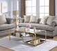 Astrid Gold & Mirror Coffee Table - Imperial Furniture (Las Vegas, NV) - Multi Location