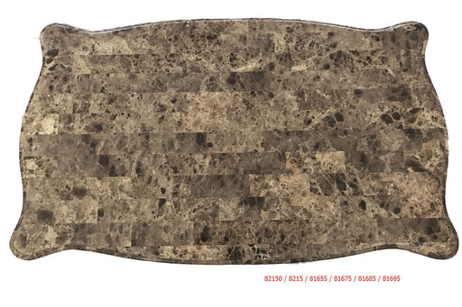 Devayne Marble & Dark Walnut Coffee Table - Imperial Furniture (Las Vegas, NV) - Multi Location