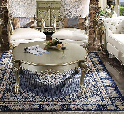 Dresden II Gold Patina & Bone Coffee Table - Imperial Furniture (Las Vegas, NV) - Multi Location