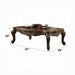 Latisha Antique Oak Coffee Table - Imperial Furniture (Las Vegas, NV) - Multi Location