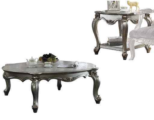 Picardy Antique Platinum Coffee Table - Imperial Furniture (Las Vegas, NV) - Multi Location