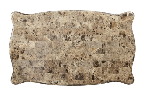 Shalisa Marble & Walnut Coffee Table - Imperial Furniture (Las Vegas, NV) - Multi Location