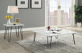 Telestis White Marble & Black Coffee Table - Imperial Furniture (Las Vegas, NV) - Multi Location