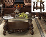 Versailles Cherry Oak & Clear Glass Coffee Table - Imperial Furniture (Las Vegas, NV) - Multi Location