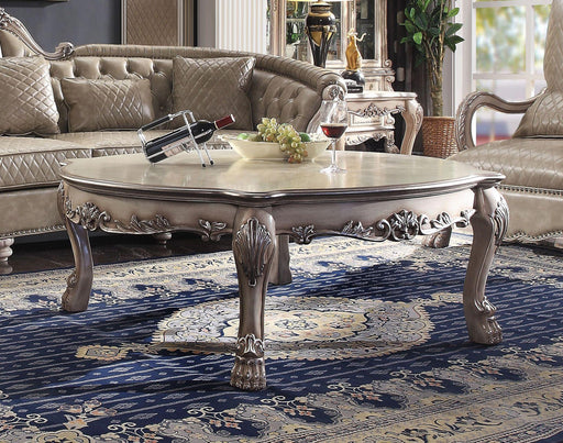 Dresden Vintage Bone White Coffee Table - Imperial Furniture (Las Vegas, NV) - Multi Location