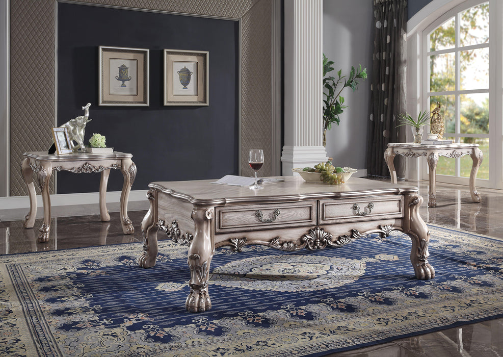 Dresden Vintage Bone White Coffee Table - Imperial Furniture (Las Vegas, NV) - Multi Location