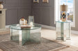Nysa Mirrored & Faux Crystals Coffee Table - Imperial Furniture (Las Vegas, NV) - Multi Location