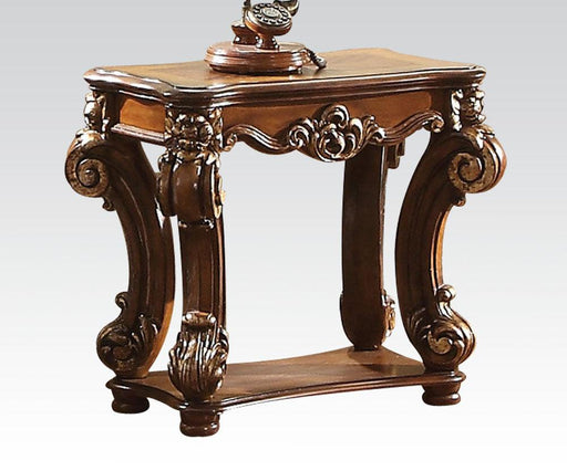 Acme Vendome Side Table in Cherry 82003 - Imperial Furniture (Las Vegas, NV) - Multi Location