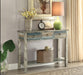 Glancio Antique White & Teal Console Table - Imperial Furniture (Las Vegas, NV) - Multi Location