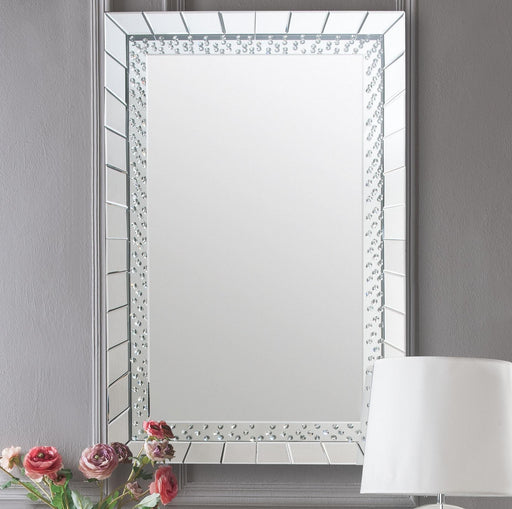 Nysa Mirrored & Faux Crystals Console Table - Imperial Furniture (Las Vegas, NV) - Multi Location