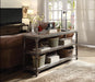 Gorden Weathered Oak & Antique Silver Console Table - Imperial Furniture (Las Vegas, NV) - Multi Location