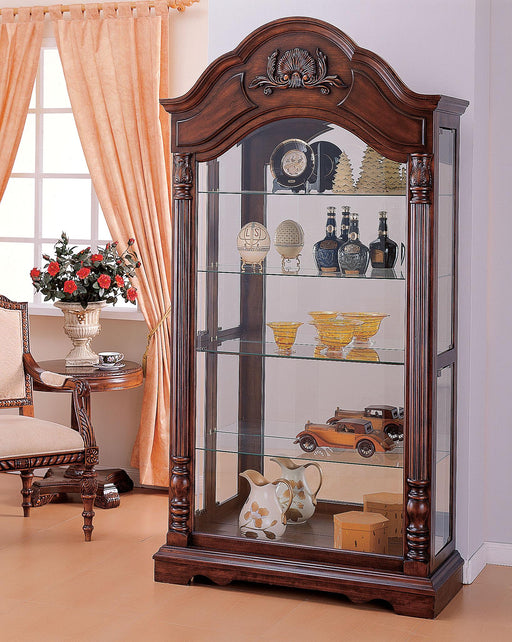 Denton Cherry Curio Cabinet - Imperial Furniture (Las Vegas, NV) - Multi Location