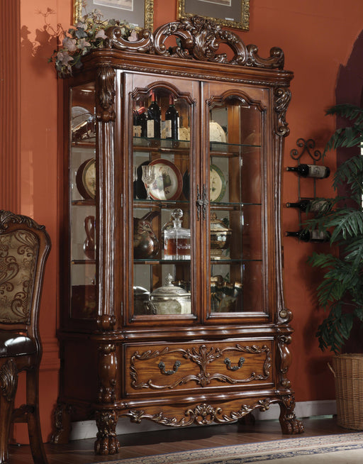 Dresden Cherry Oak Curio Cabinet - Imperial Furniture (Las Vegas, NV) - Multi Location