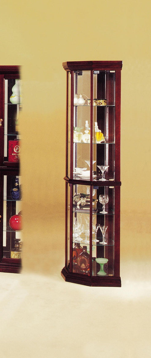 Huxley Cherry Curio Cabinet - Imperial Furniture (Las Vegas, NV) - Multi Location