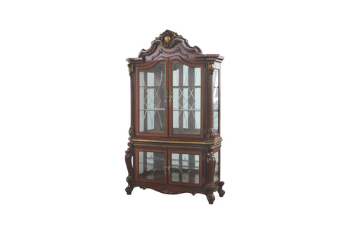 Picardy Cherry Oak Curio Cabinet - Imperial Furniture (Las Vegas, NV) - Multi Location