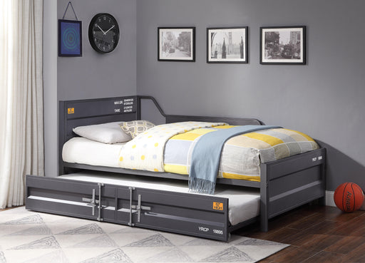Cargo Gunmetal Daybed & Trundle (Twin Size) - Imperial Furniture (Las Vegas, NV) - Multi Location