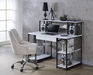 Amiel White & Black Desk - Imperial Furniture (Las Vegas, NV) - Multi Location
