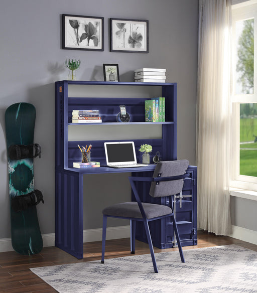 Cargo Blue Desk & Hutch - Imperial Furniture (Las Vegas, NV) - Multi Location