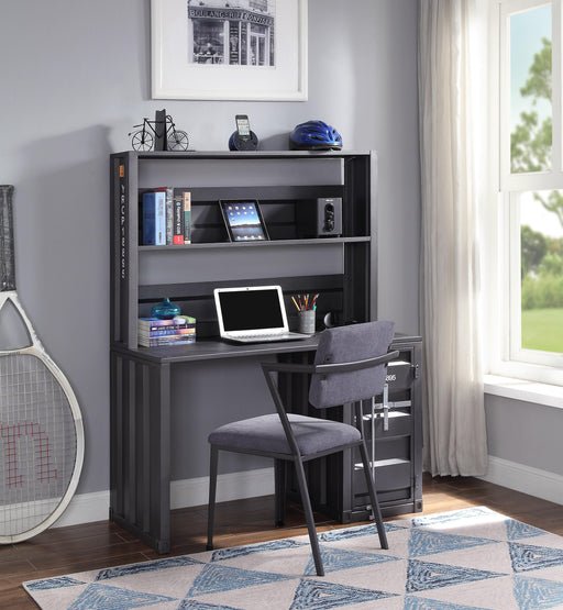 Cargo Gunmetal Desk & Hutch - Imperial Furniture (Las Vegas, NV) - Multi Location