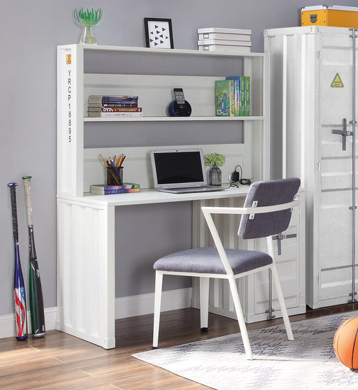 Cargo White Desk & Hutch - Imperial Furniture (Las Vegas, NV) - Multi Location